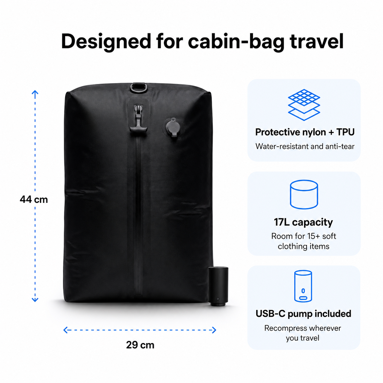 UNBULK Vacuum bag
